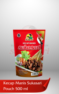 Sukasari Kecap Manis Standing Pouch 500 ml