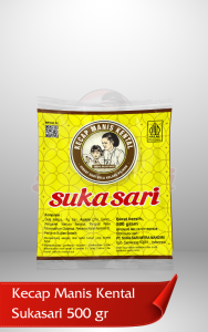 Sukasari Kecap Manis Kental Plastik 500 gram