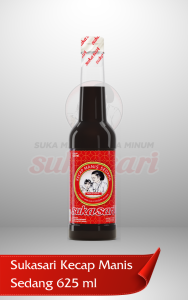 Sukasari Kecap Manis Sedang Botol Plastik 625 ml