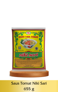 Saos Tomat Niki Sari Plastik Tengahan 655 gr