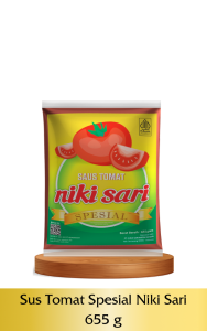Saos Tomat Spesial Niki Sari Plastik Tengahan 655 gr