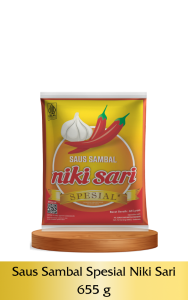 Saos Sambal Spesial Niki Sari Plastik Tengahan 655 gr