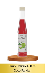 Sirup Delicio Rasa Coco Pandan 450 ml
