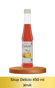 Sirup Delicio Rasa Jeruk 450 ml