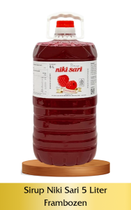 Sirup Niki Sari Frambozen Galon 5 liter