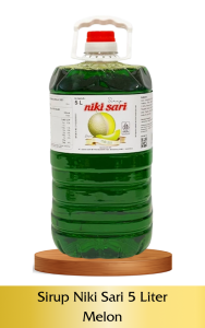 Sirup Niki Sari Melon Galon 5 liter