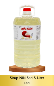 Sirup Niki Sari Leci Galon isi 5 liter