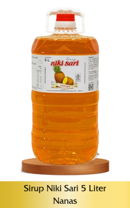 Sirup Niki Sari Nanas Galon 5 liter