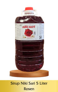 Sirup Niki Sari Rosen Galon 5 liter