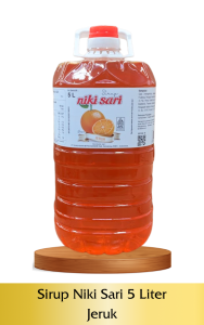 Sirup Niki Sari Jeruk Galon 5 liter