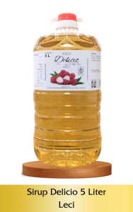 Sirup Delicio Leci Galon 5 liter
