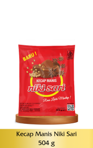 Kecap Niki Sari Manis Plastik Tengahan 504 gr