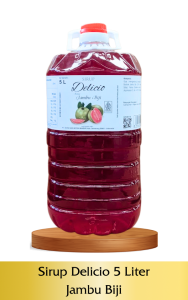 Sirup Delicio Jambu Biji Galon 5 liter