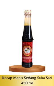 Kecap Suka Sari Manis Sedang Botol pet 450 ml