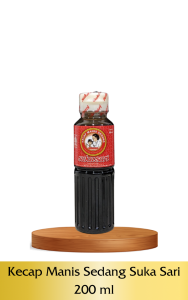 Kecap Suka Sari Manis Sedang Botol pet 200 ml