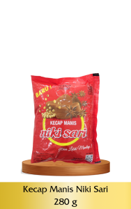 Kecap Niki Sari Manis Sachet Tengahan 280 gr