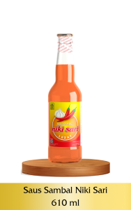 Saos Sambal Niki Sari Botol Kaca 610 ml